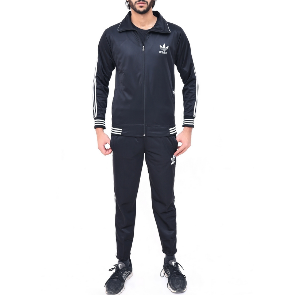 ADS MEN PRIME TRICOT FLEECE TRACKSUIT BLACK