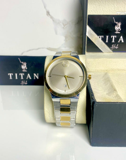 Classic Grey Dial SilverXGold Chain Watch ⌚️