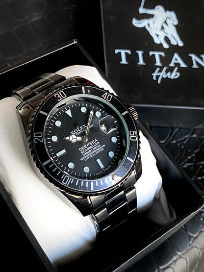 All Black RLX Watch 🔥