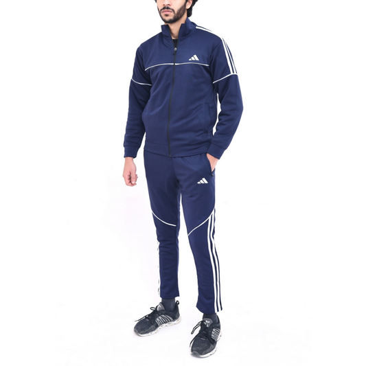 ADS MEN PRIME TRICOT SCUBA TRACKSUIT NAVY BLUE