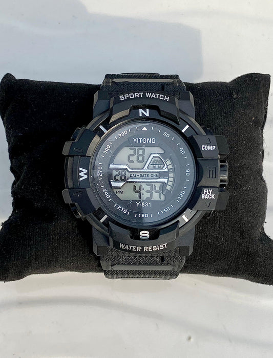 Exclusive Black Gear Up Gym Watch ⌚️