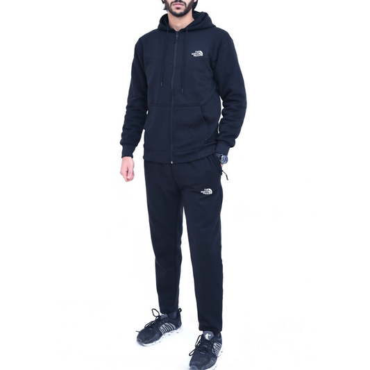 The North Vintage Soft Fleece Black Tracksuit