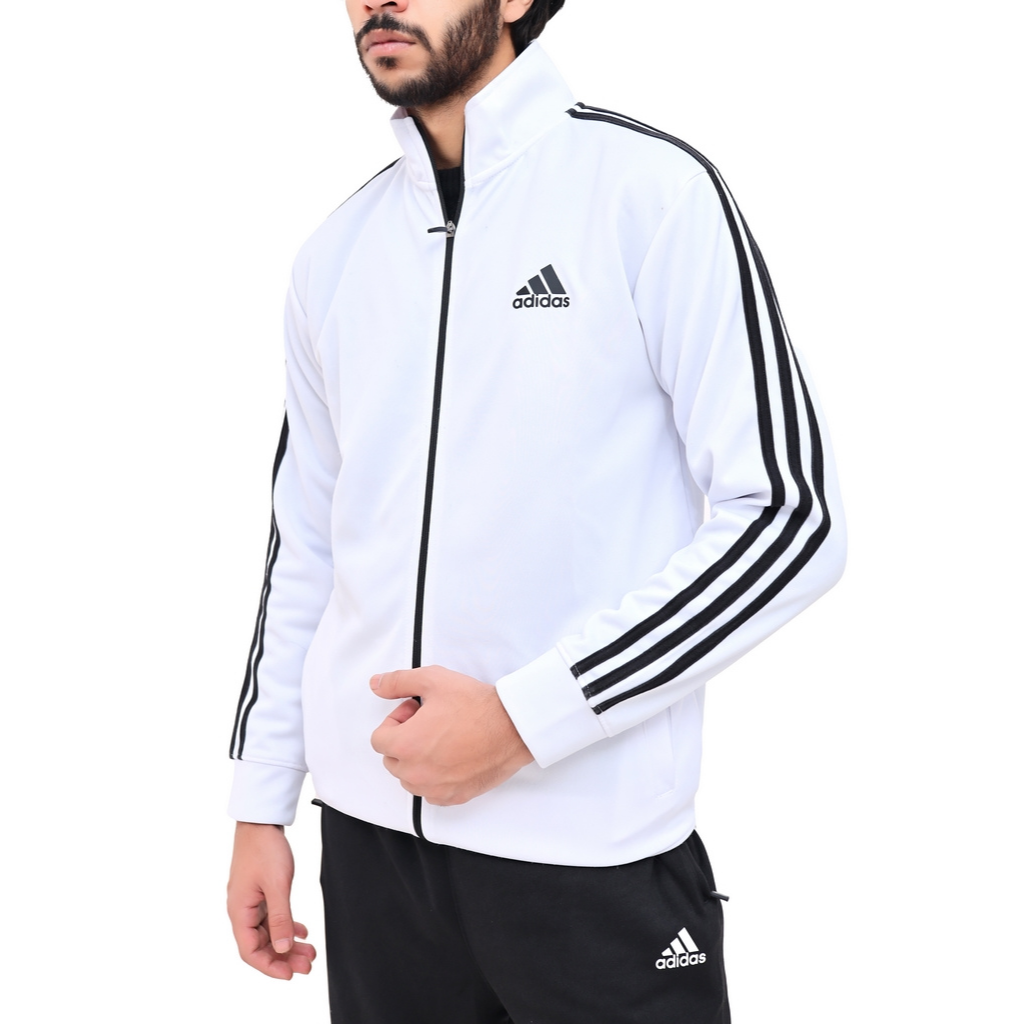 ADS MEN PRIME TRICOT SCUBA TRACKSUIT WHITE