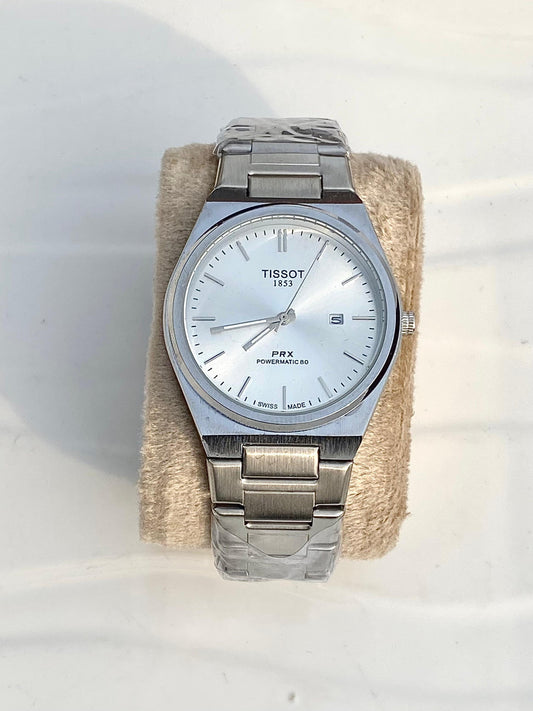 Exclusive Prx Silver Dial Chain Watch ⌚️