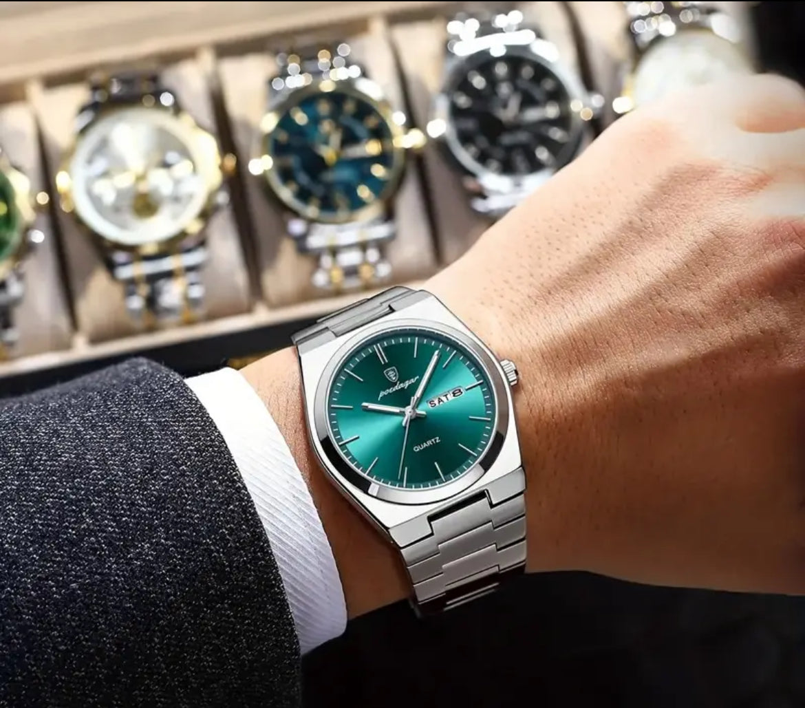 Poedagar Original High Grade stainless steel Chain watch