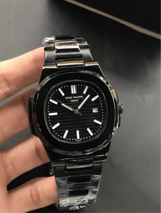 Premium SS All Black PAT Watch