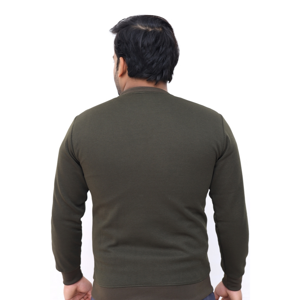 RAPL LURN PREMIUM EMBROIDERED LOGO SWEATSHIRT GREEN