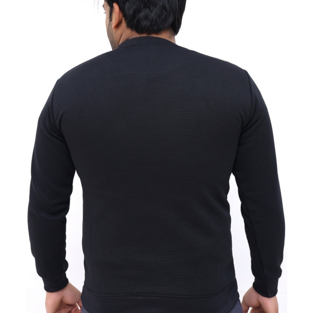 RAPL LURN PREMIUM EMBROIDERED LOGO SWEATSHIRT BLACK