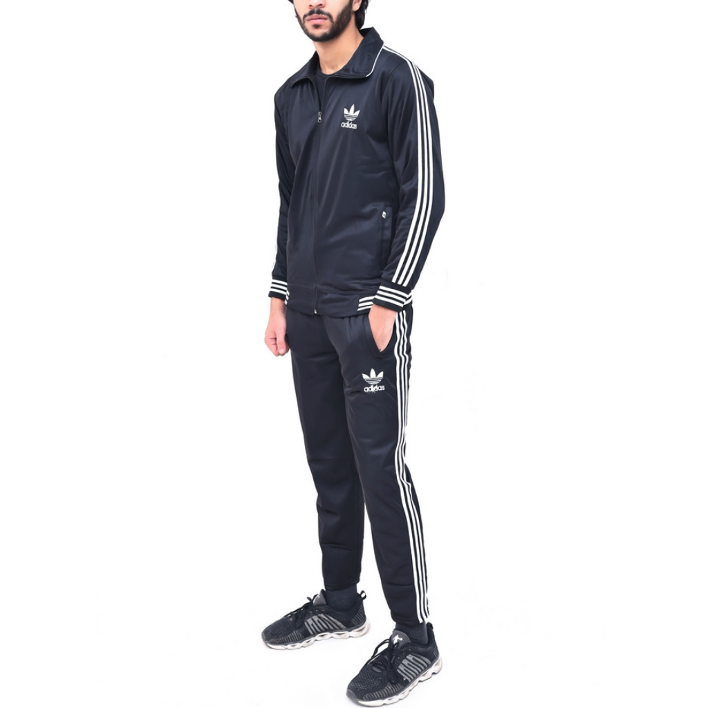 ADS MEN PRIME TRICOT FLEECE TRACKSUIT BLACK