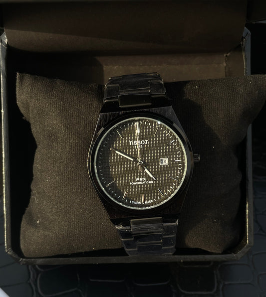 All Black Prx Watch 🔥