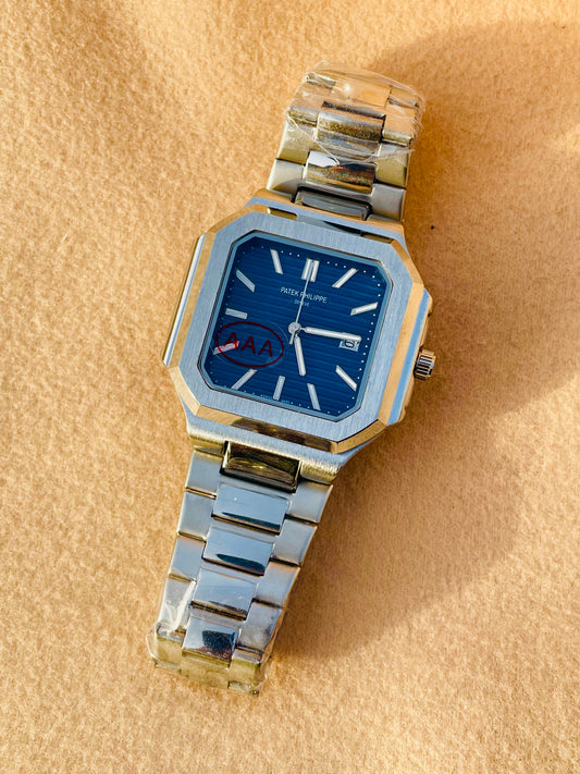 Premium Silver Deep Blue PAT  watch 😍